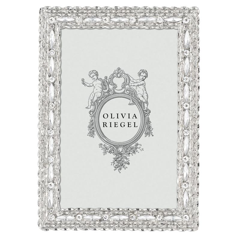 Olivia Riegel Cameron Frame, Silver 4x6 RT2775 Borsheims