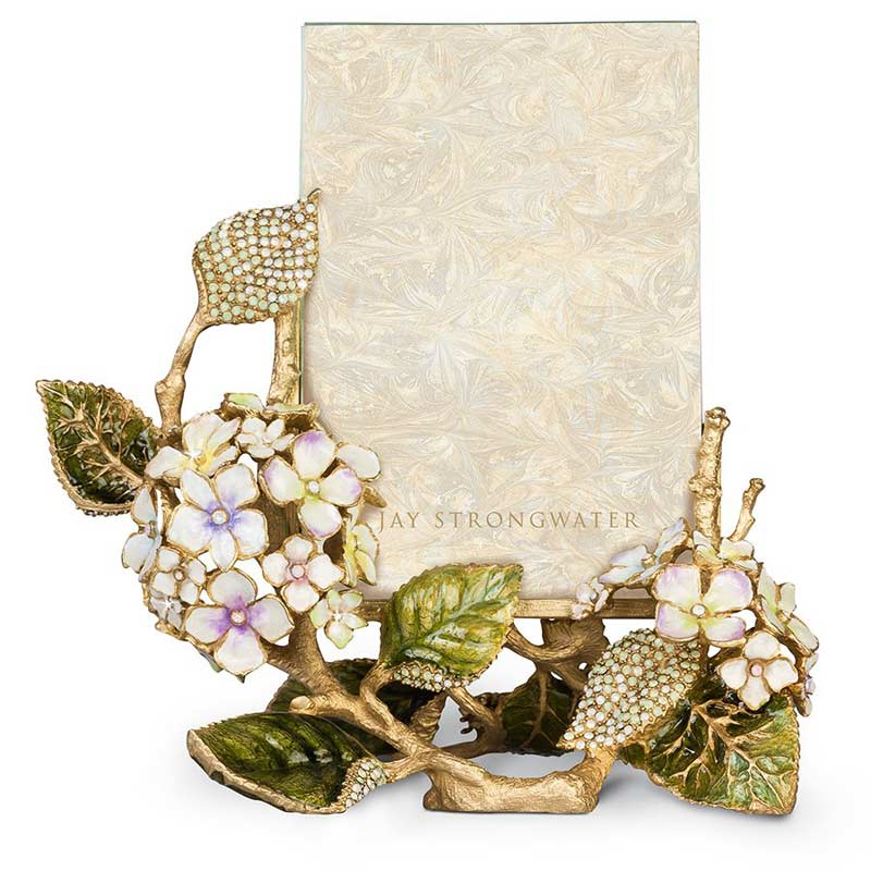 Jay Strongwater Kate Hydrangea Frame, 4x6 SPF5693278 Borsheims