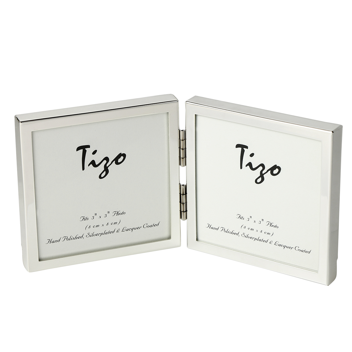 Tizo Silverplate Double Frame, 3x3 Borsheims