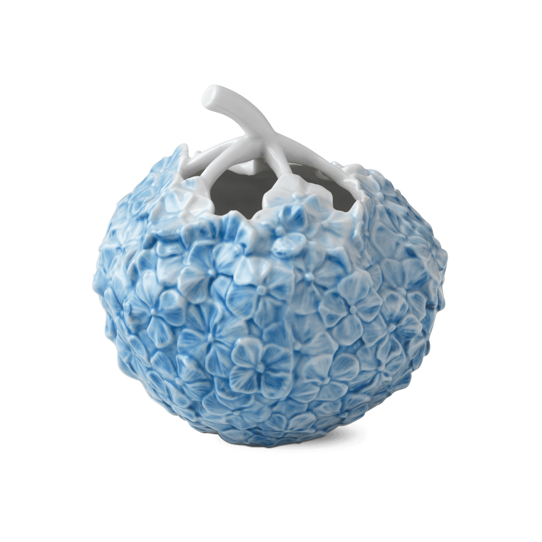Royal Copenhagen Hydrangea Vase, Light Blue 1017528 Borsheims