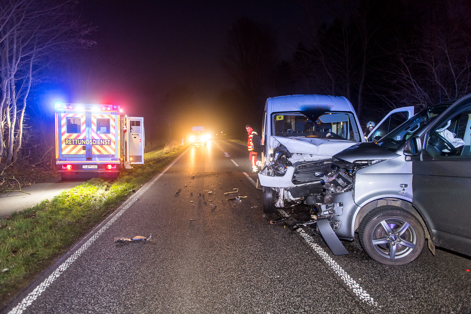 Wees Zwei Verletzte bei schwerem Unfall auf der B199 BOSInside