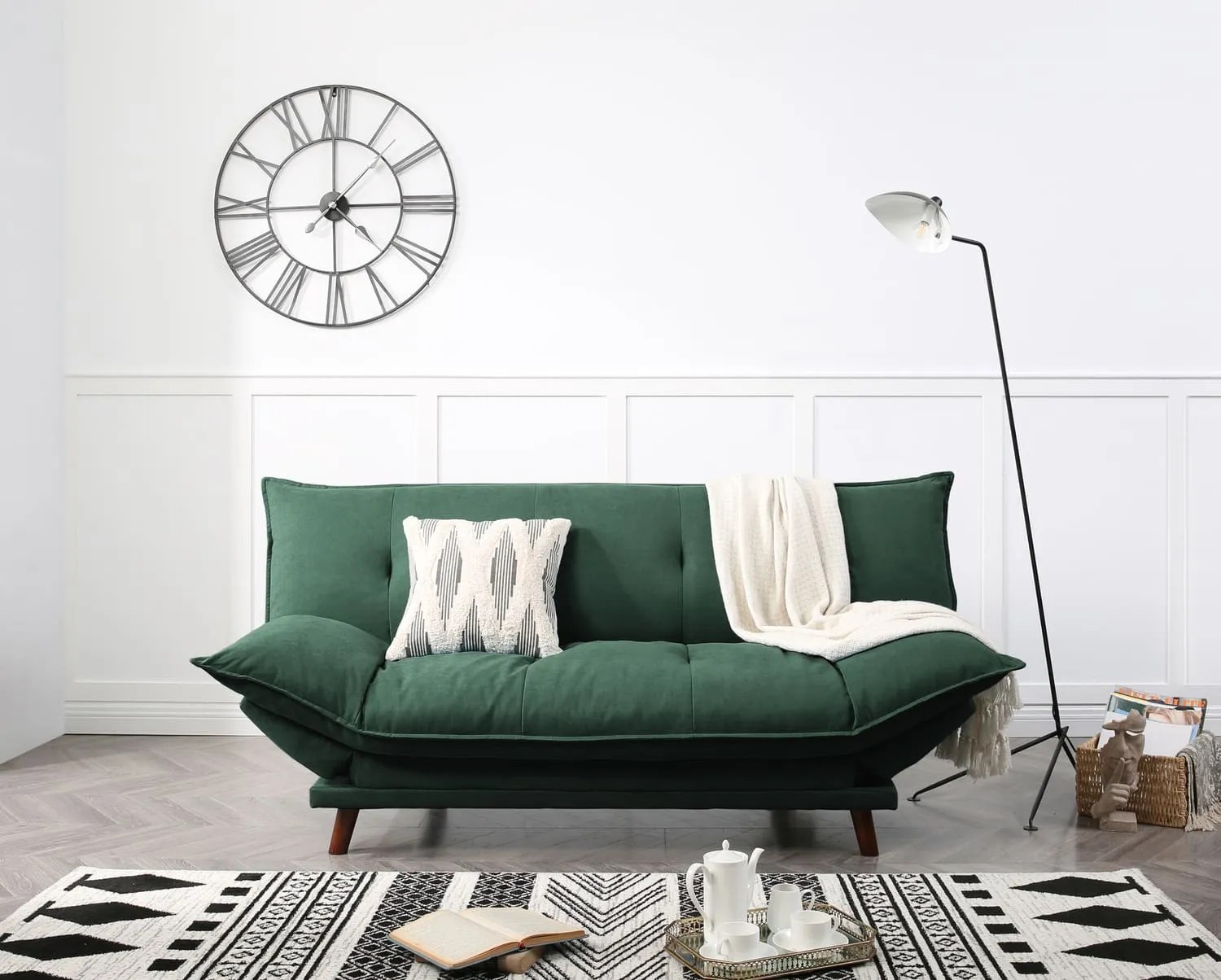 Sofá Cama Pillow Verde Bossa Muebles