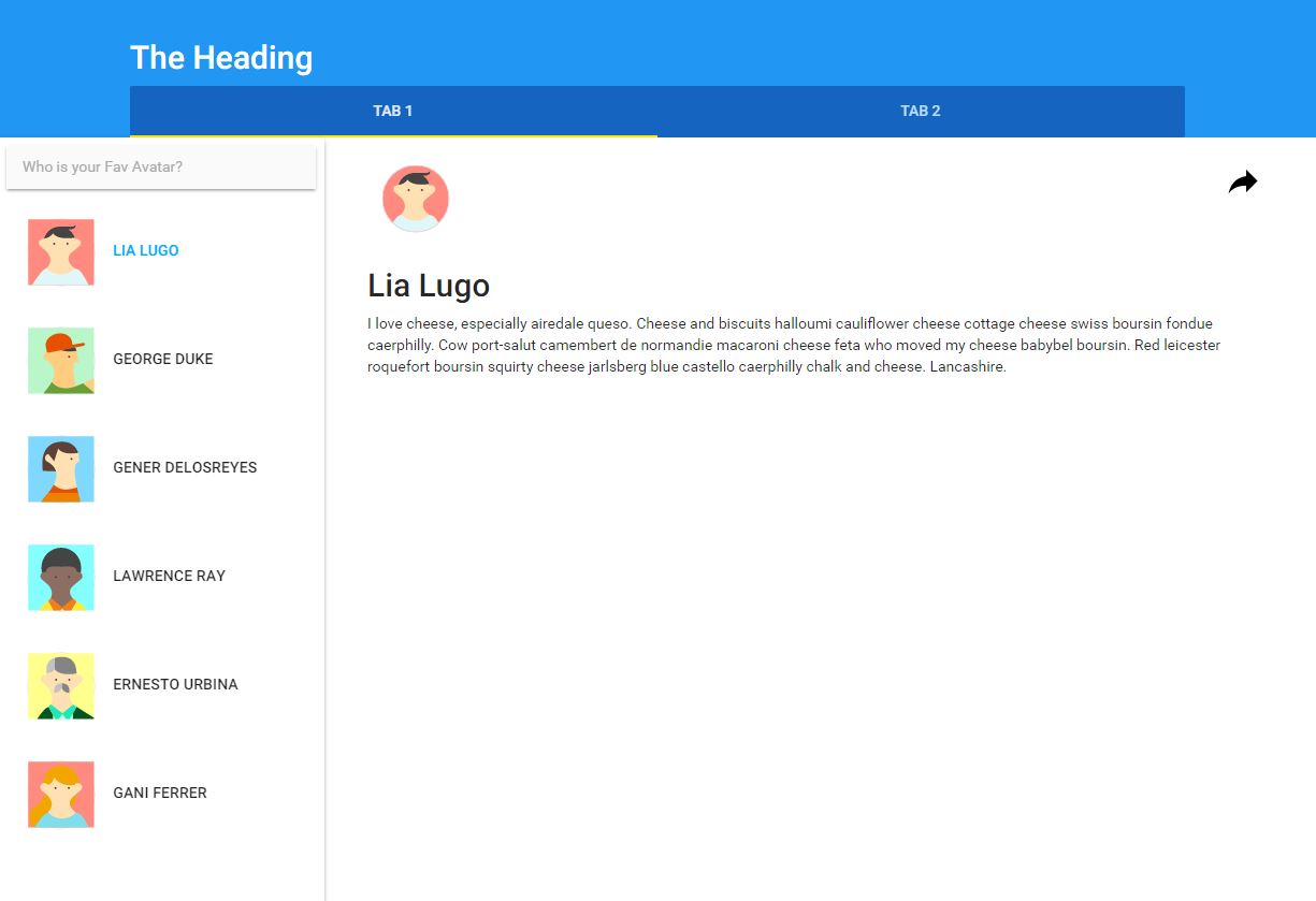AngularJS Material Design ⋆ Bossable