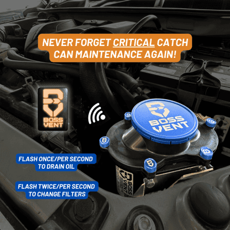 BossVent Ford Ranger PX2 & PX3 Catch Can Kit Blue