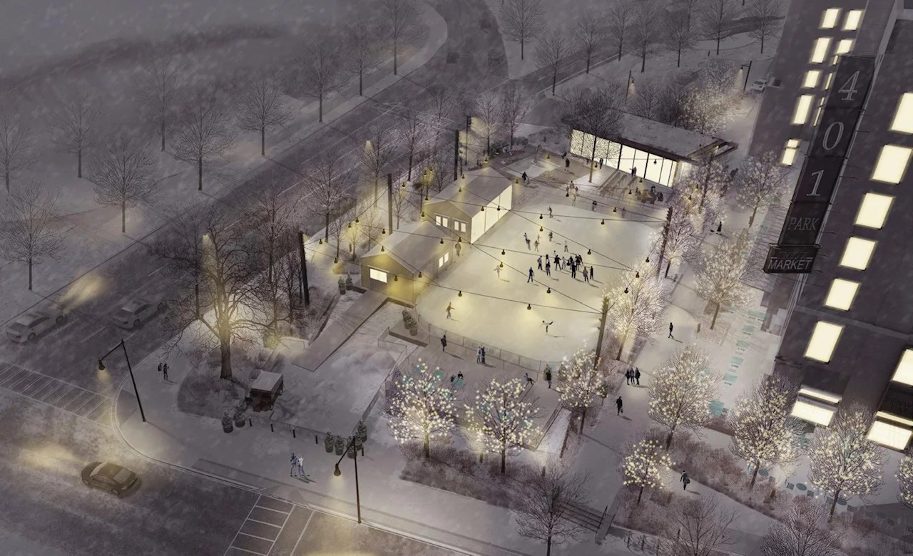 An outdoor iceskating rink is coming to the Fenway