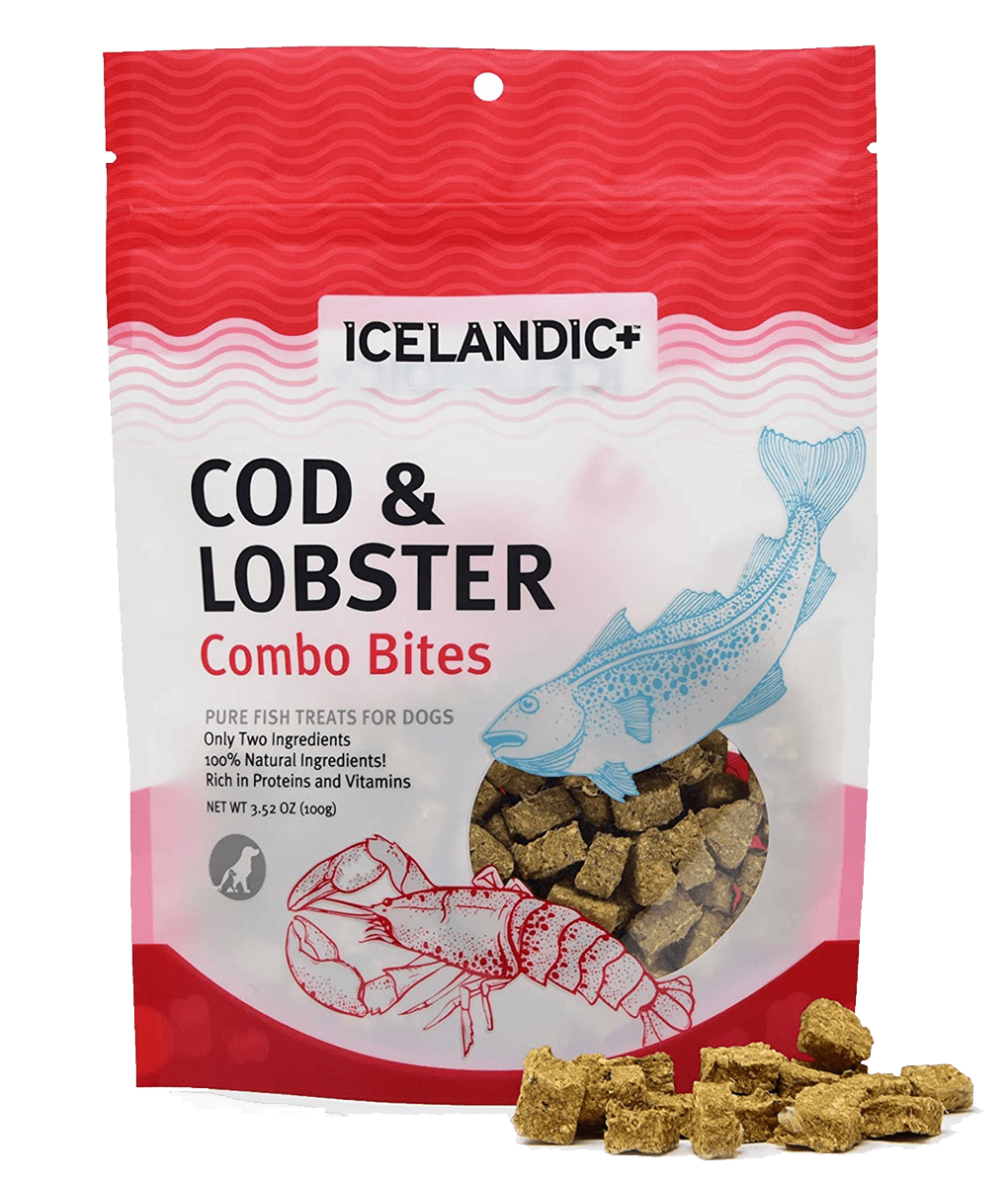 Icelandic Cod & Lobster Bites Boston Barkery Dog Bakery Dog
