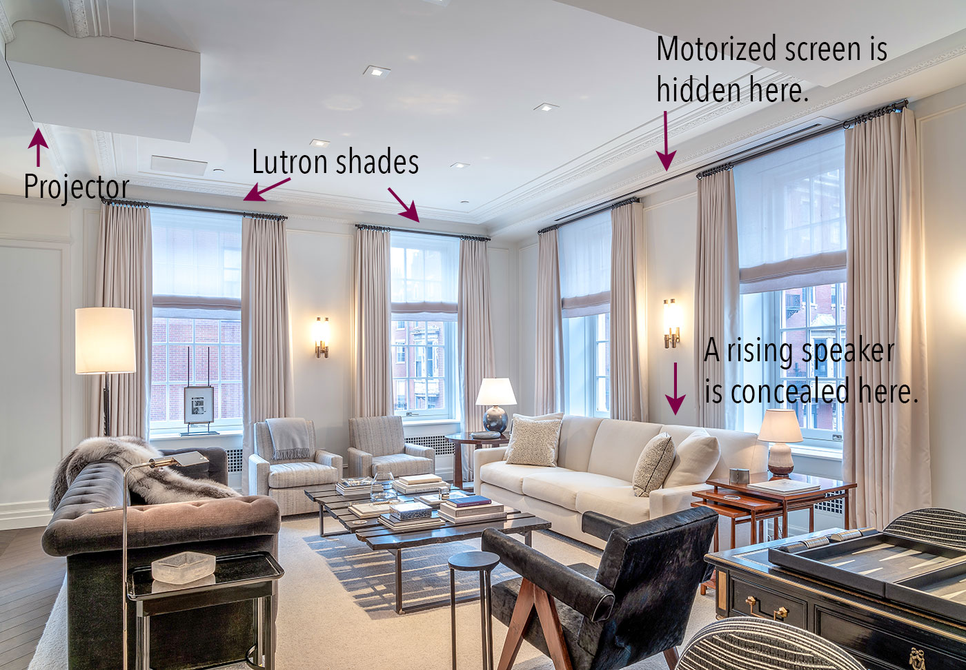 HighTech Transformation Living Room to Gaming Room Boston Design Guide