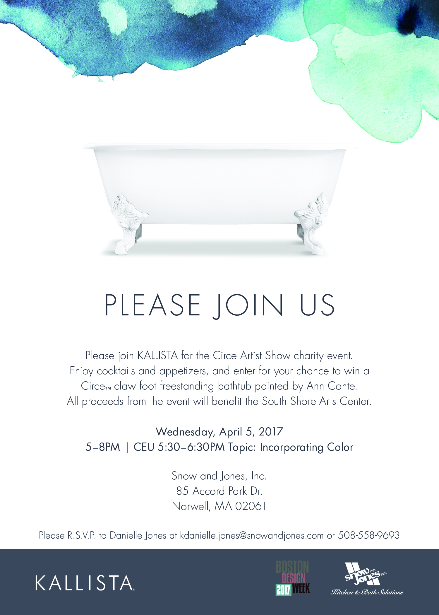 Join Snow and Jones Kitchen & Bath Showroom and Kallista to Win a