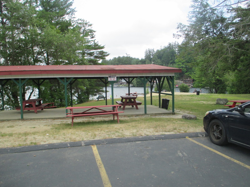 Boston Kayaker Kayaking on Lake Horace a.k.a. "Weare Reservoir" in Weare NH