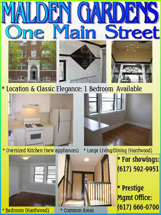Malden Gardens, One Main Street