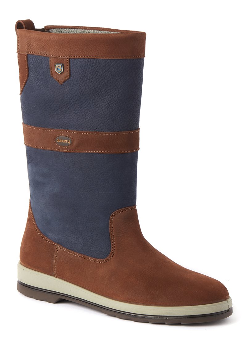 Dubarry Ultima Sailing Boot Navy Brown Bosun Bobs