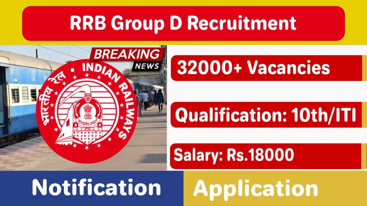 RRB Group D Recruitment 2025 Last Date Extended, Check Online Application RRB Group D Recruitment 2025 Last Date Extended, Check Online Application