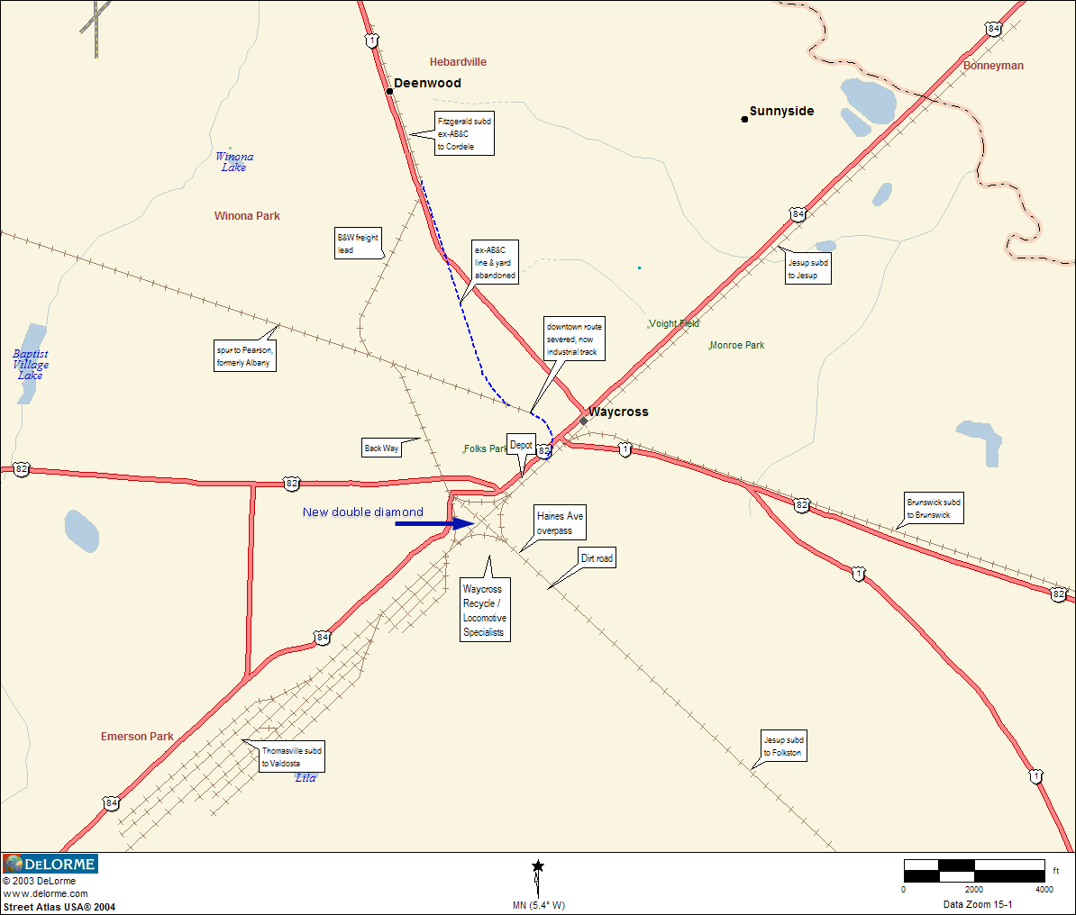 Waycross Railfanning Bote's Rail Pages