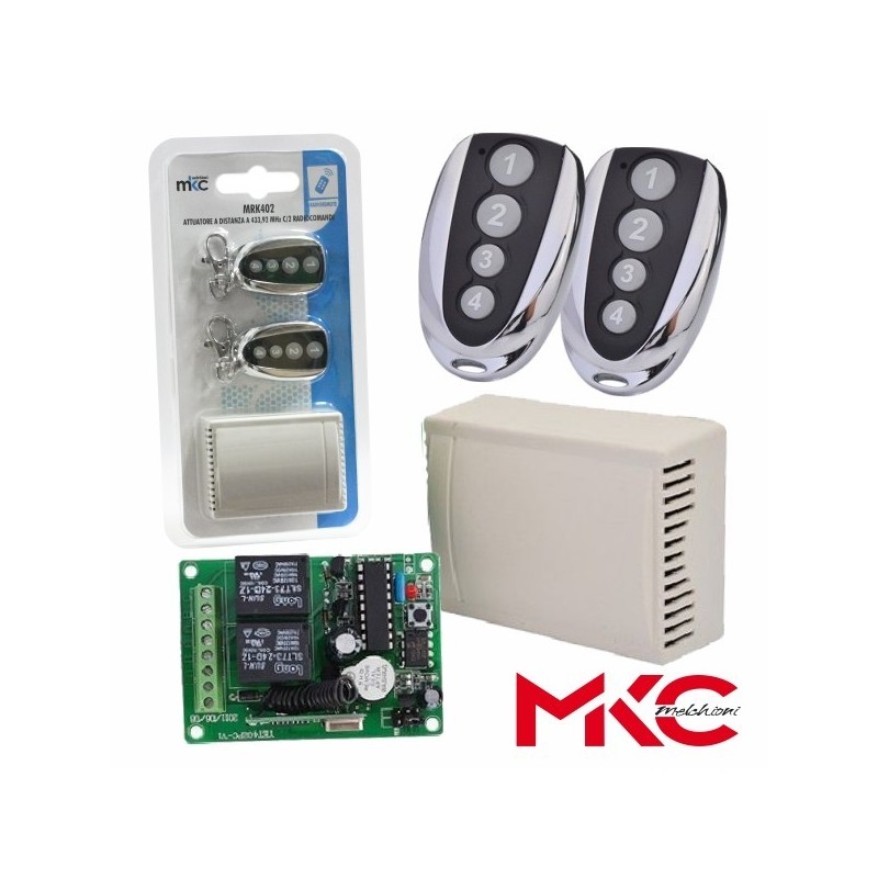 2 RF 433MHz Remote Controller and Receiver SET