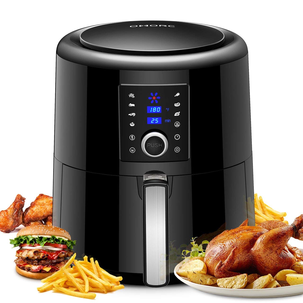 OMORC Air Fryer XL 58QT Airfryer Oven Oilless Cooker with Hot Air
