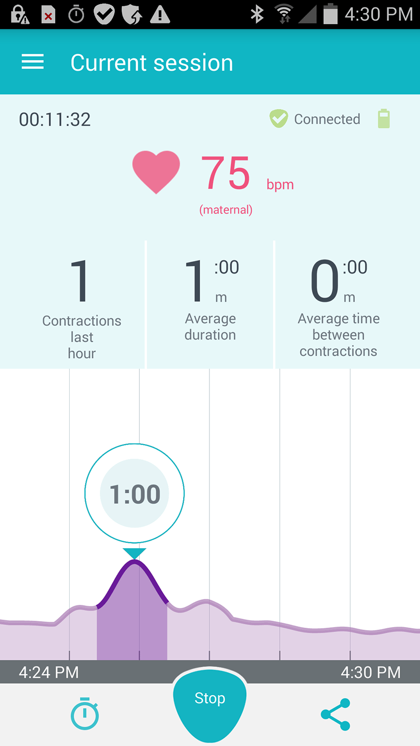 Belli A Smart Way to Monitor Contractions Bottles + Banter