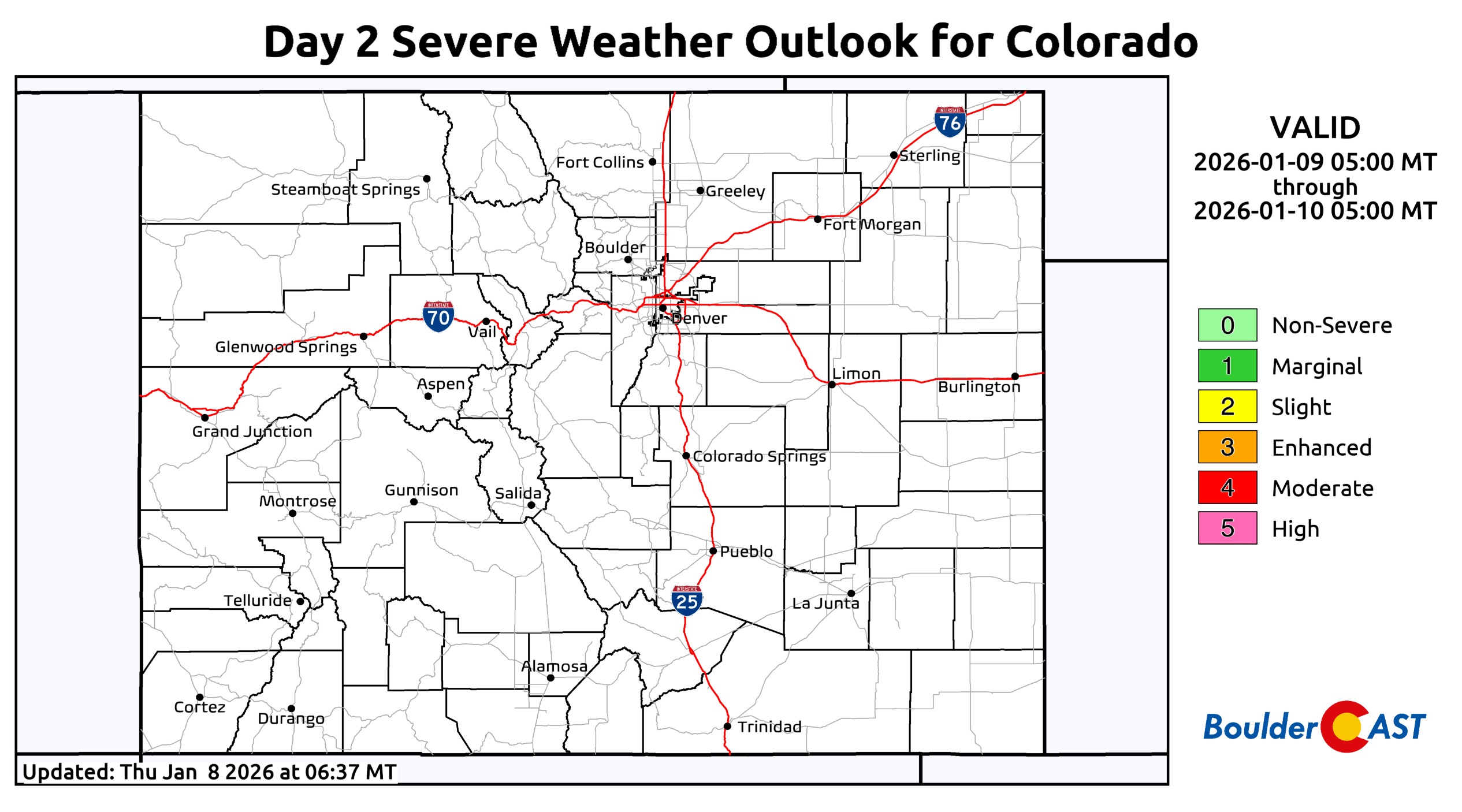 Colorado Severe Weather Forecast BoulderCAST