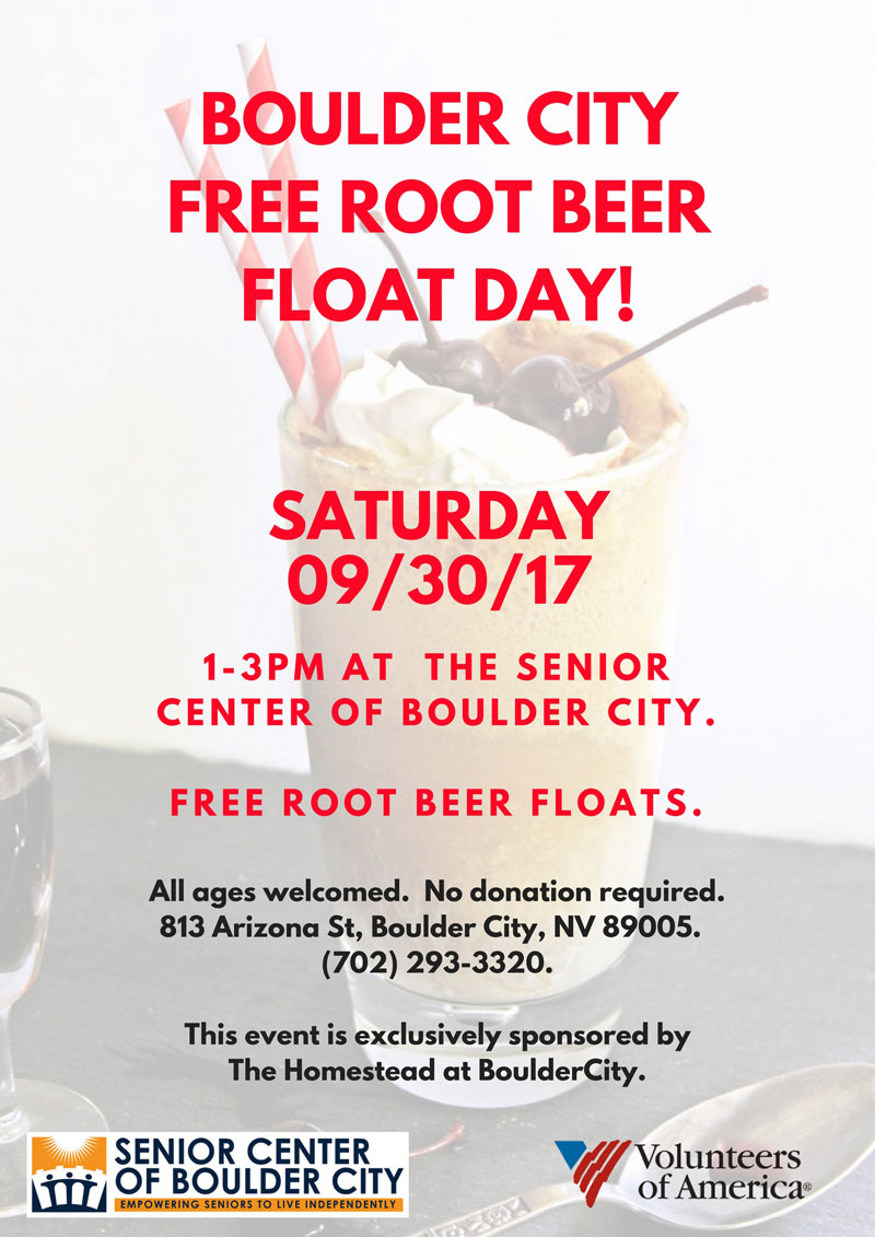Business News Homestead Root Beer Float Day! Boulder City Home of