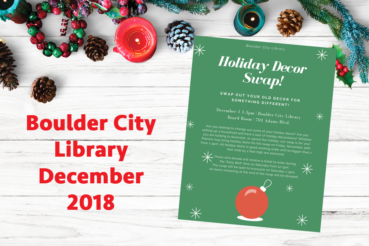 December at the Boulder City Library Boulder City Home of Hoover Dam