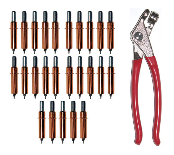 25 New 1/8" Cleco Fasteners w/ New Pliers Clecos eBay