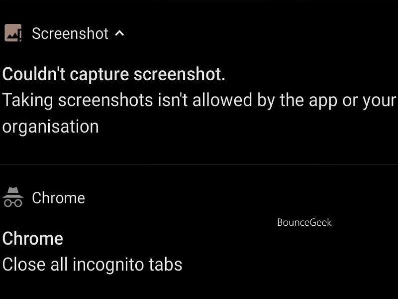 Couldn't save screenshot, Screenshot not working [FIX] BounceGeek