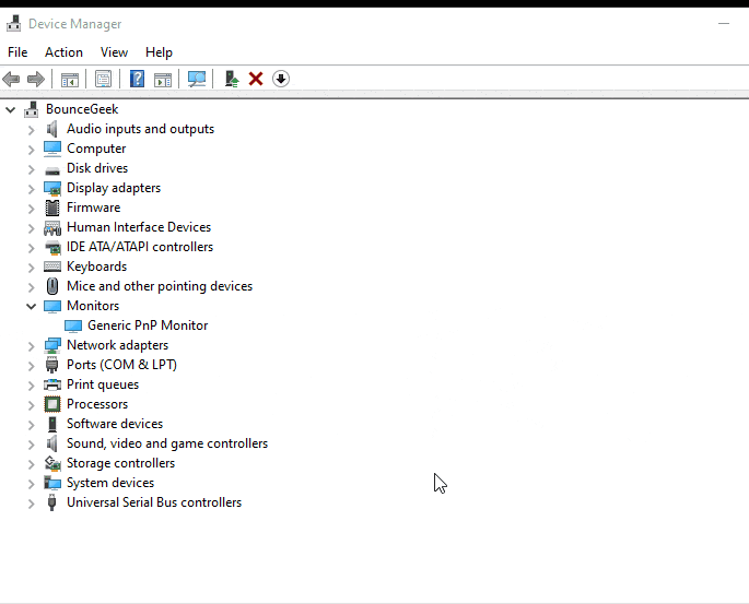 Fix Generic PnP Monitor Issue in Windows 10/11 [Solved] BounceGeek