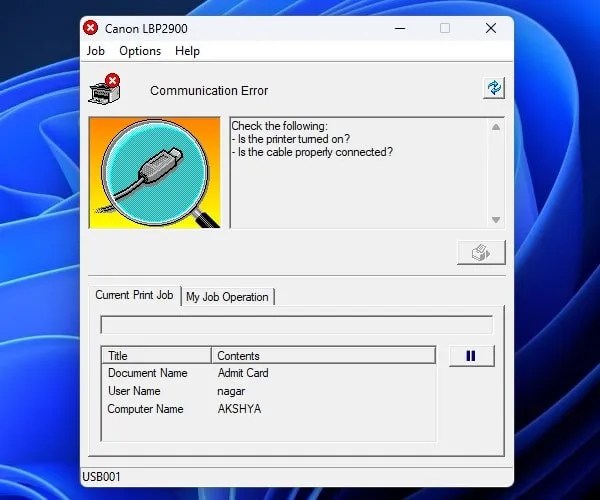 Fix Canon Printer Communication Error on Windows 11 BounceGeek