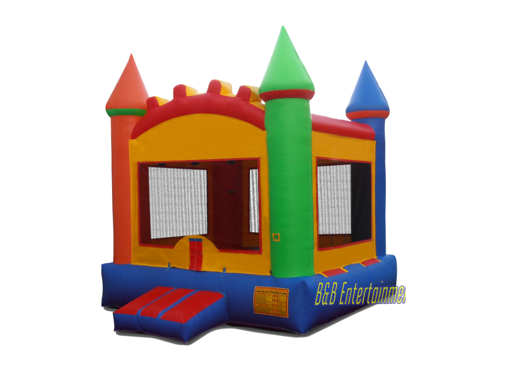 Multi Color Castle 13 x 13 Bounce House Bounce The Rock