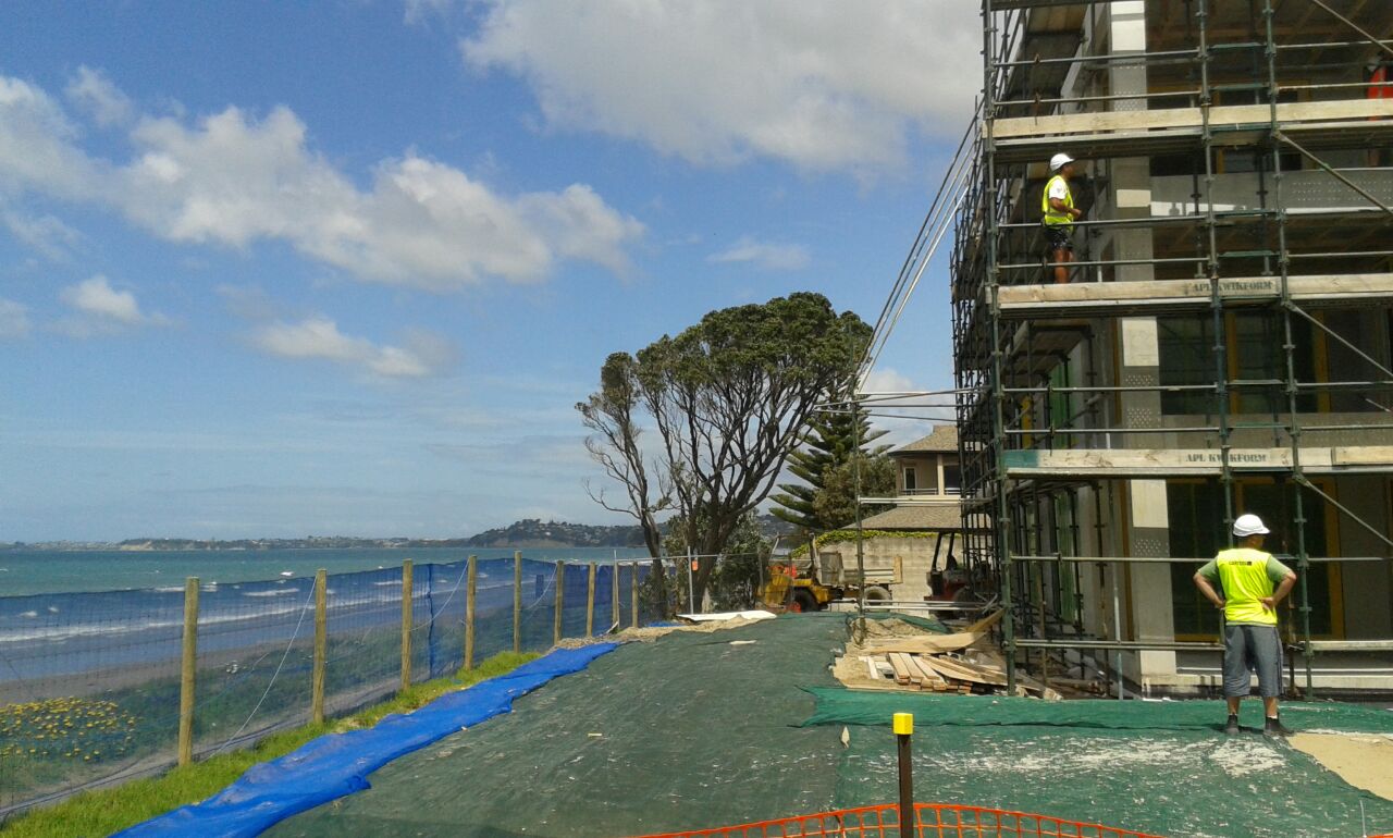 Large Scale Unit Title Orewa Beachfront Apartments from Surverying on.