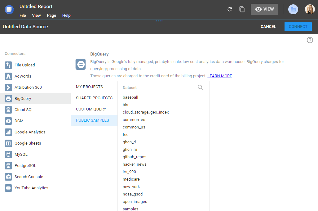 Using Google BigQuery Data in Your Data Studio Reports Bounteous x