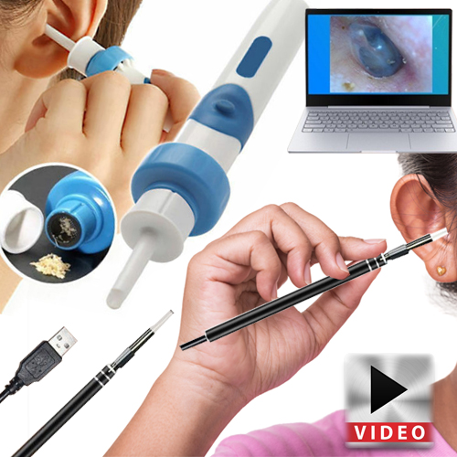 Ear Wax Cleaning Vacuum and MicroCamera Remover