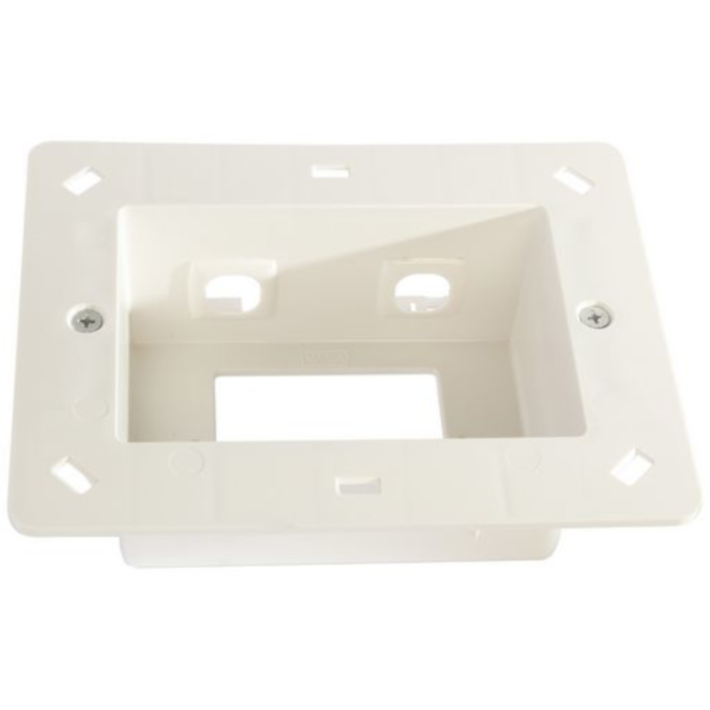 Recessed Wall Box With 2 Inserts Power Wall Socket Clipsal Type AV