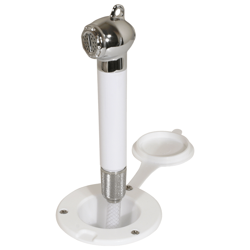 Scandvik White Recessed Shower Sprayer 10055P Boat Owners Warehouse