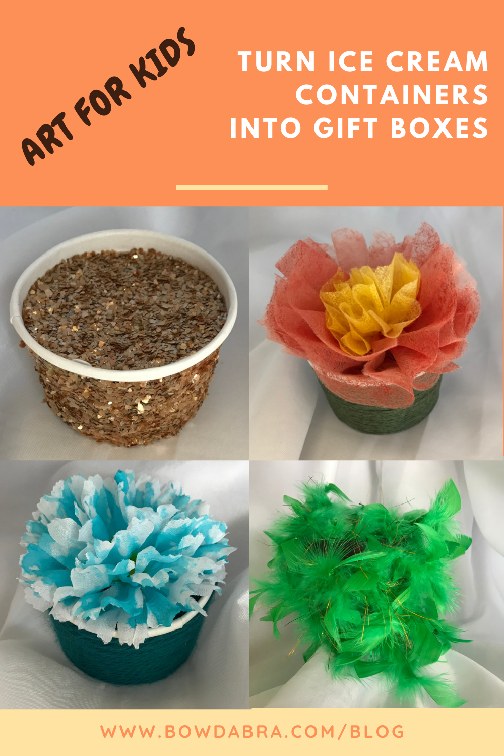 Ice Cream Container Gift Boxes Bowdabra