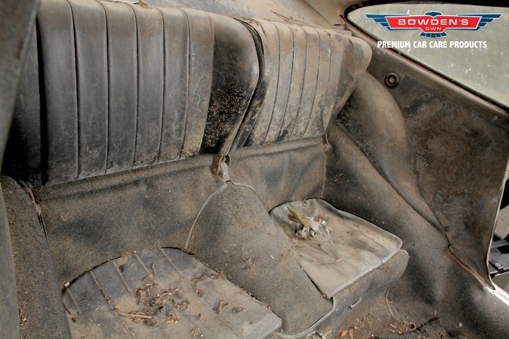 Cleaning a very dirty vinyl interior