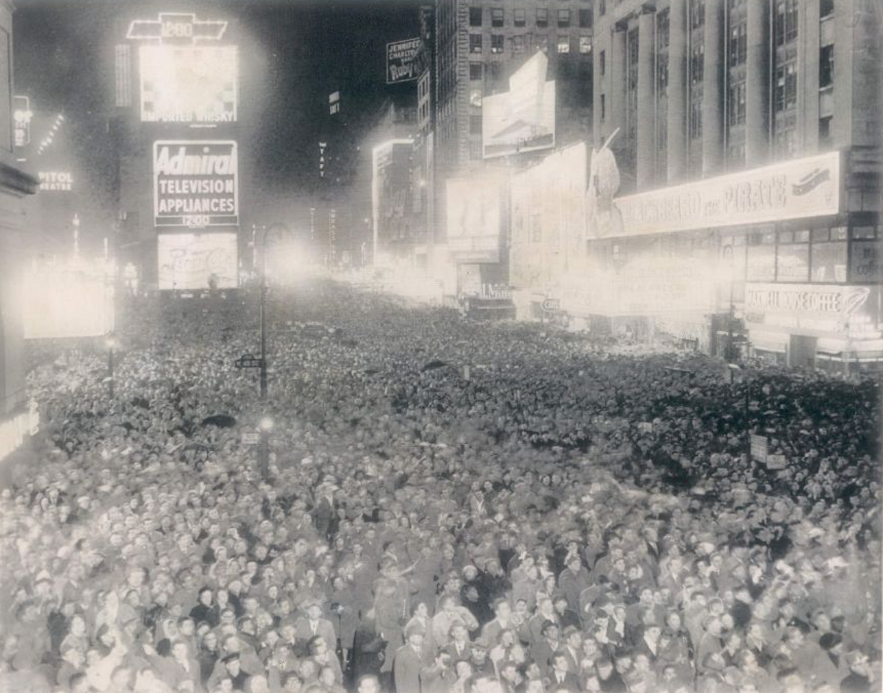 Midnight in Times Square The history of New Year's Eve in New York