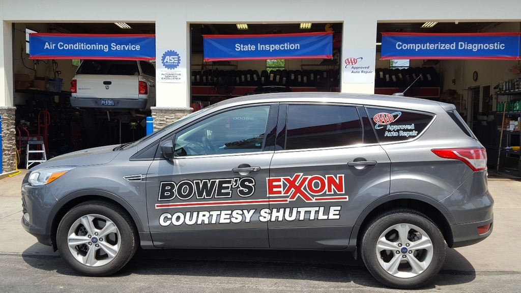 Local car auto repair facilities in Conshohocken, PA. Bowe's Exxon