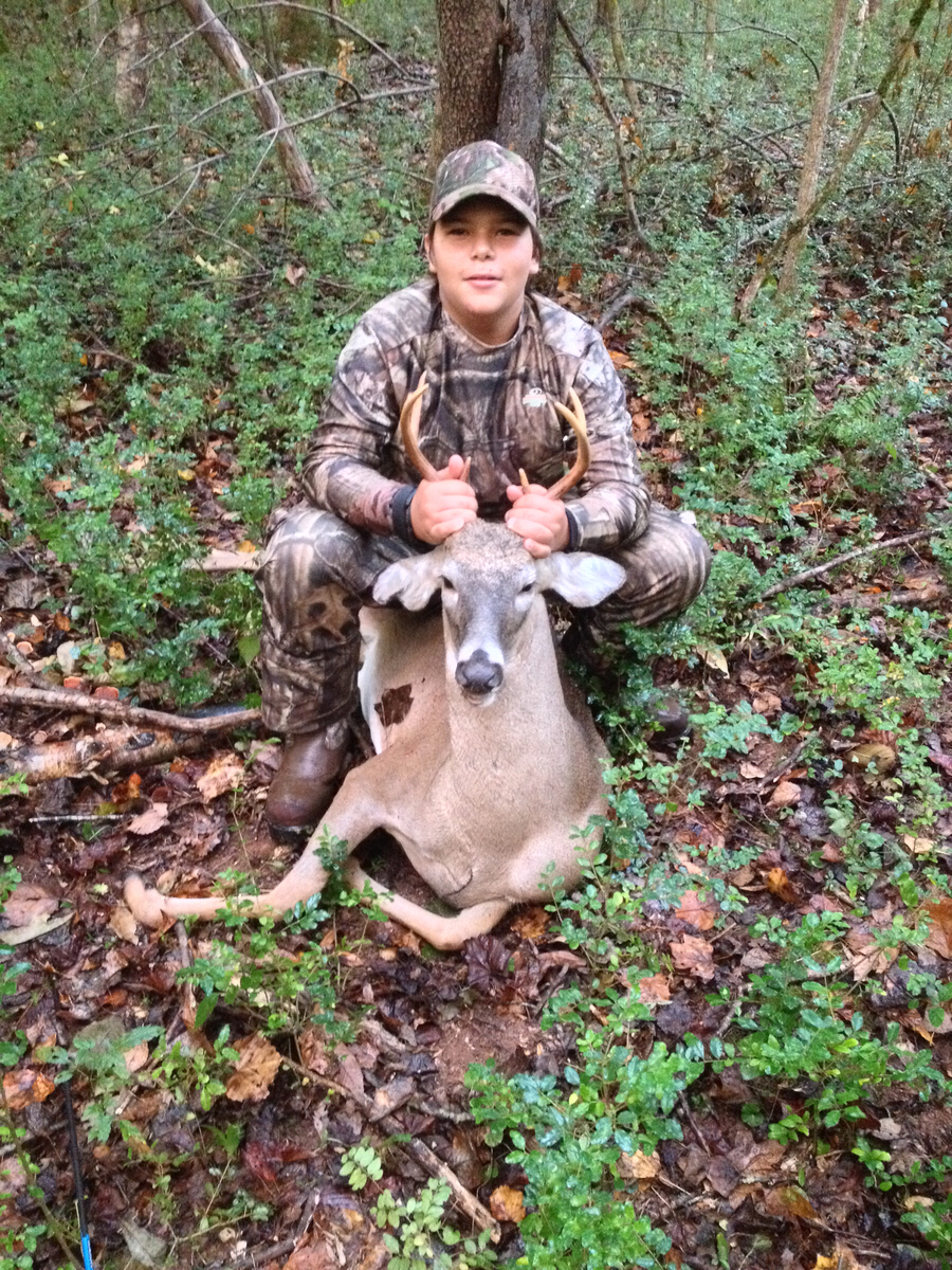 9 point Whitetail deer in by Brady