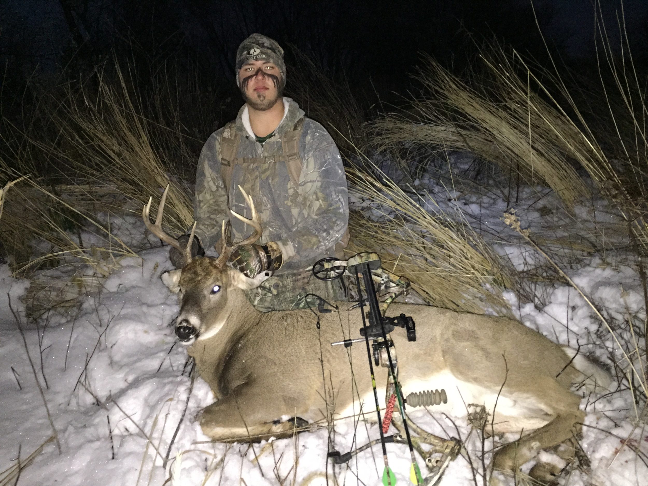  Whitetail deer in Washta Iowa by Noah Livermore