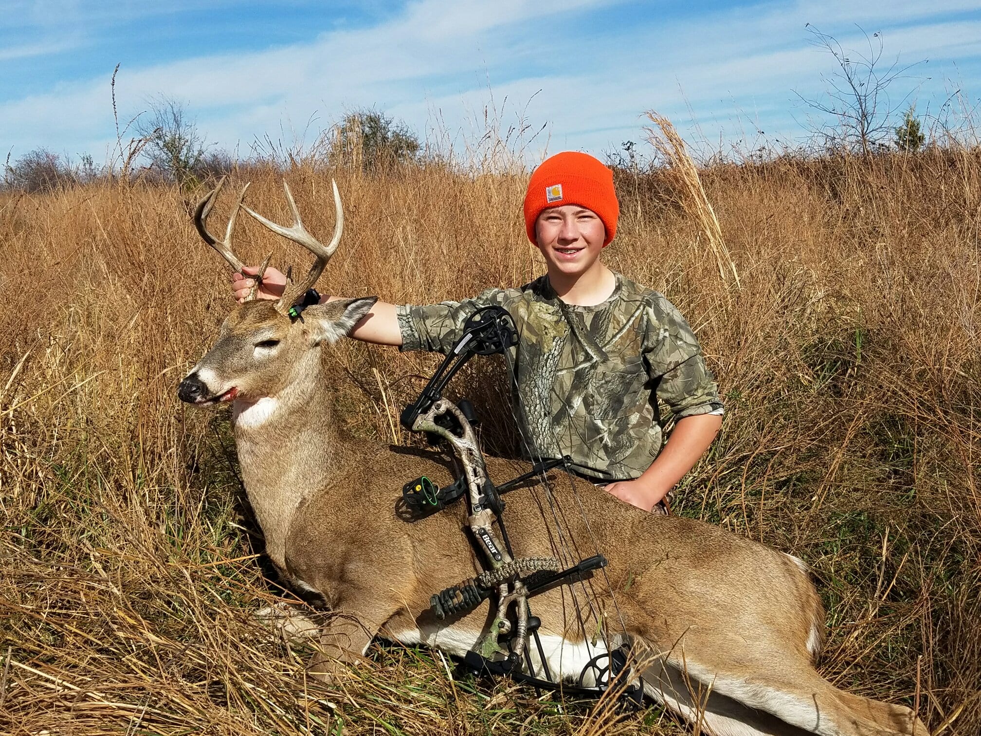 99 Whitetail deer in Oklahoma by Cody snellstrom