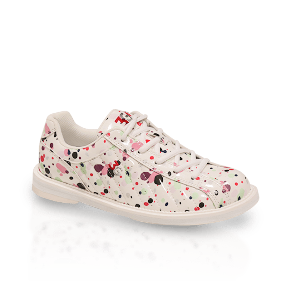 3G Kicks Splash Women's Bowling Shoes White/Multi FREE SHIPPING