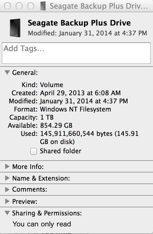 How to Fix a Read Only External Hard Drive on a Mac