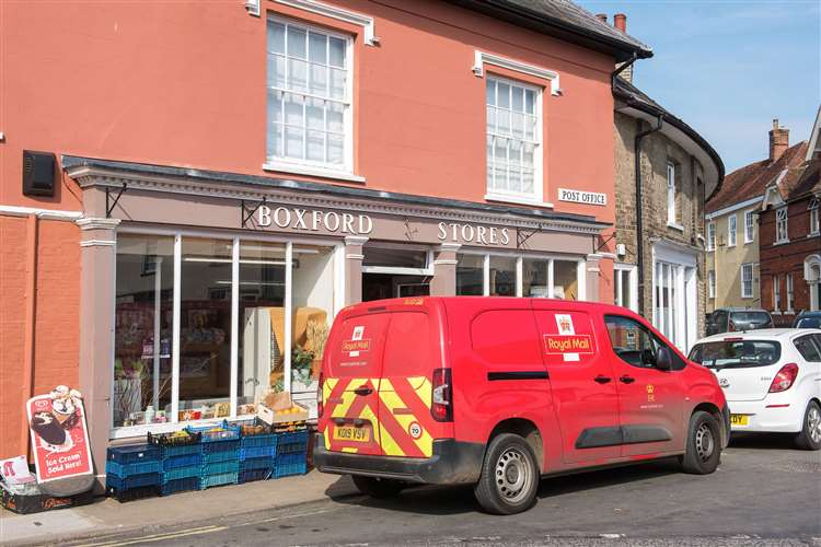 Postmaster at Boxford Stores thanks community for support following