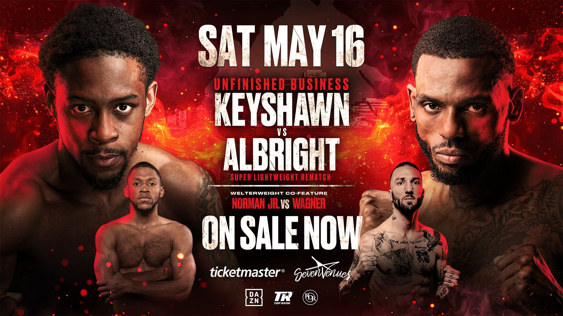 Keyshawn Davis vs Nahir Albright 2 Preview: Top Rank Returns to Norfolk on DAZN