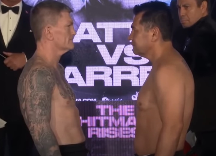 Ricky Hatton, Marco Antonio Barrera Trade Punches in Eight Round