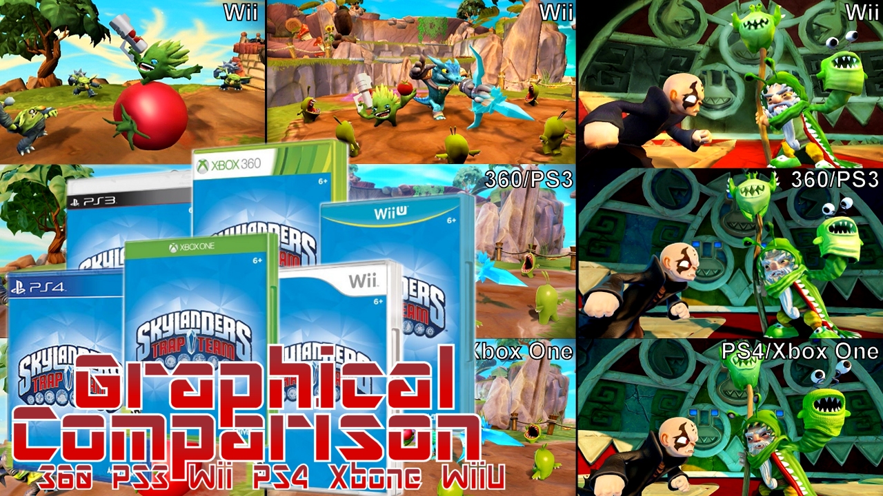 Which Skylanders Trap Team version looks best? BoxMash