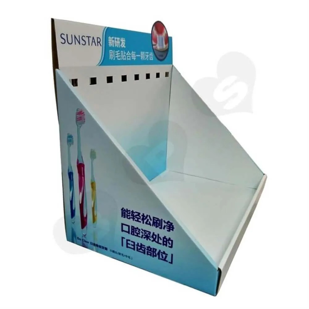 Custom Printed Toothbrush Countertop Displays Shanghai BPS