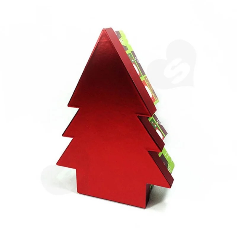 Christmas Tree Shape Rigid Gift Box Customizable SCP Group