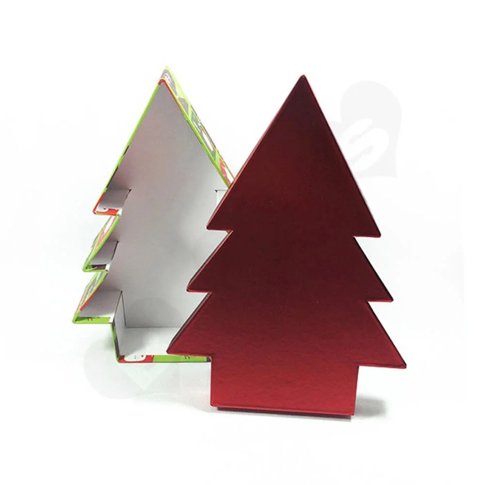 Christmas Tree Shape Rigid Gift Box Customizable SCP Group
