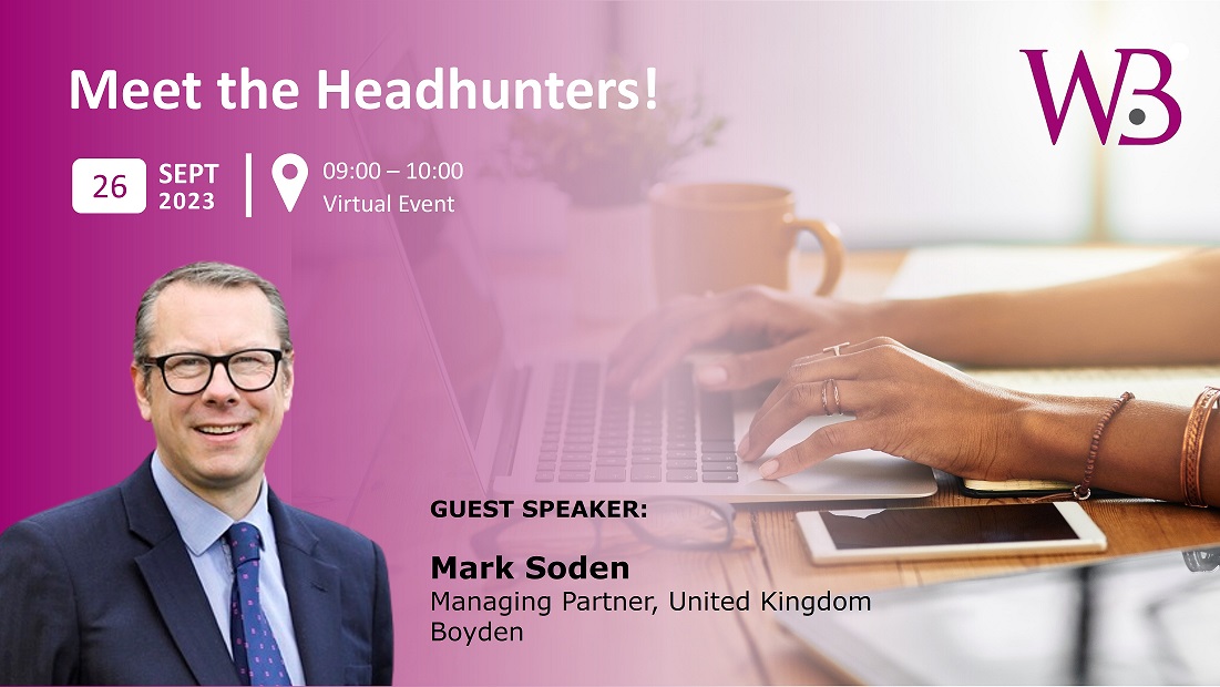 Women on Boards Meet The Headhunters, Featuring Boyden’s Mark Soden